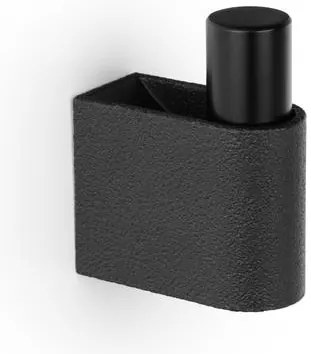 Fogas Viefe CASEY alumínium, texturált fekete láva - matt fekete EI