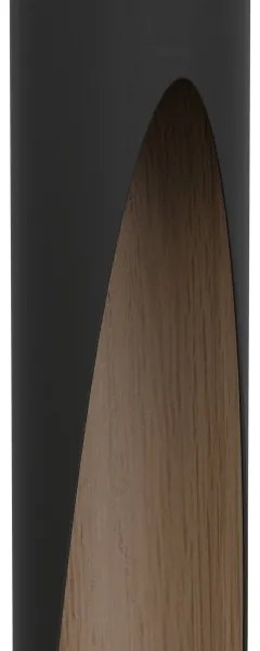 Eglo 900874 - LED Csillár zsinóron BARBOTTO 1xGU10/4,5W/230V fekete/barna