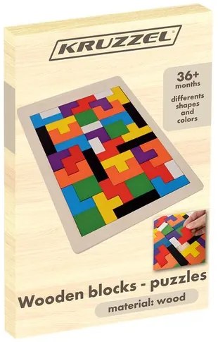Fa logikai puzzle Kruzzel