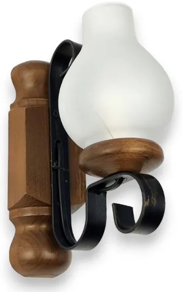 Brilagi - Fali lámpa RUSTIC 1xE14/40W/230V bükkfa/dió