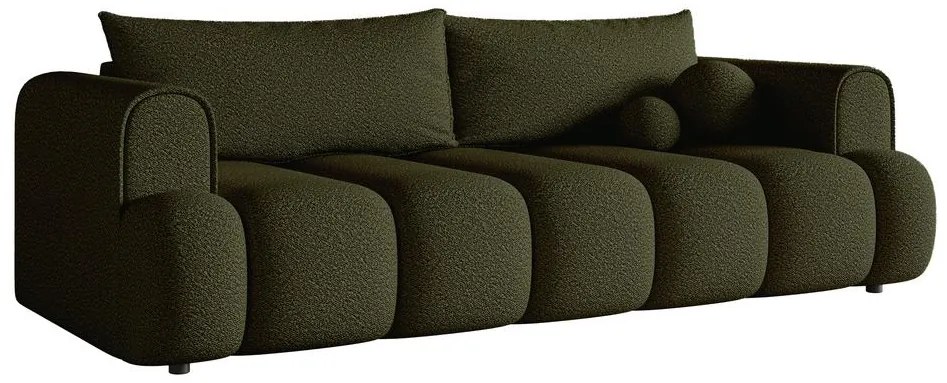 Háromszemélyes kanapé Didier (oliva + fekete). 1100474