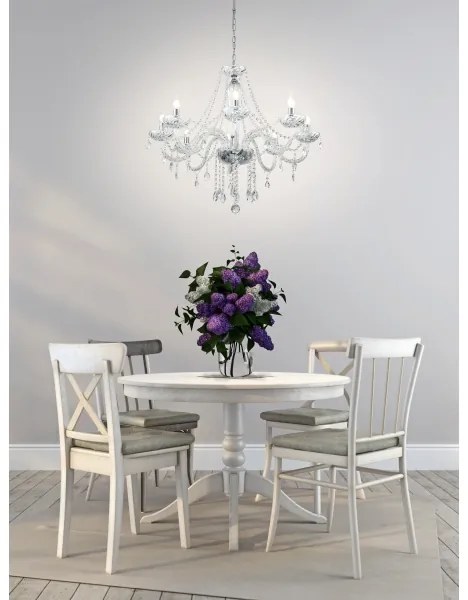 Eglo 39101 - Csillár BASILANO 1 8xE14/40W/230V