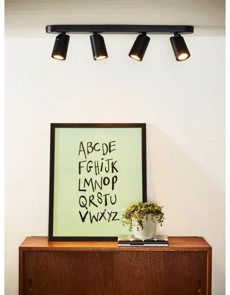 Lucide 23954/21/30 - XYRUS 4xGU10/5W/230V LED spotlámpa, fekete