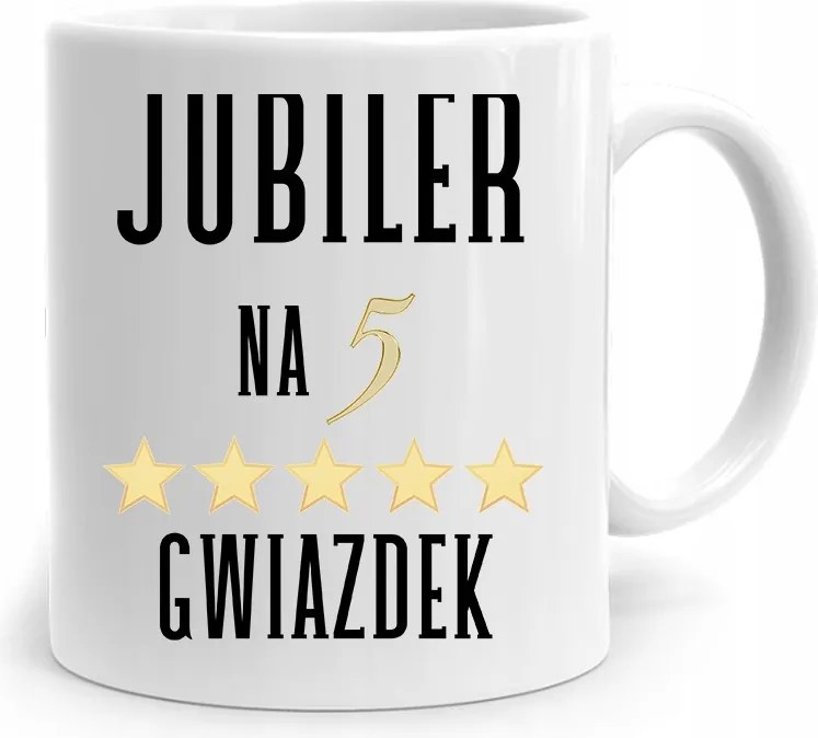 Ékszerésznek Ajándék Bögre 5 Csillagos, fényképes nyomattal