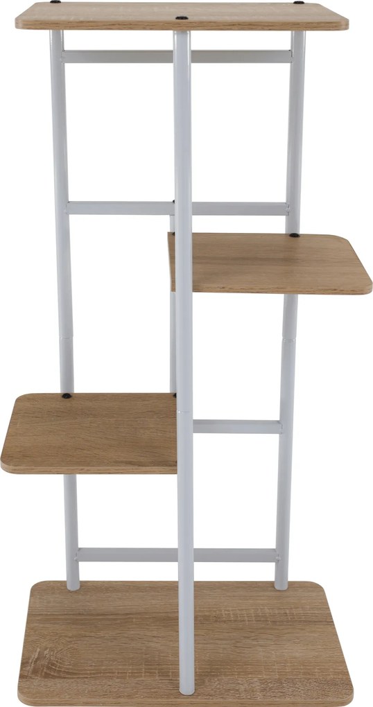 Virágállvány, fehér/sonoma tölgy, LEDOR TYP 1