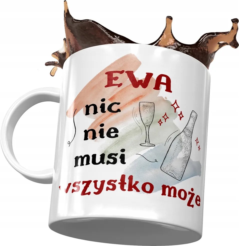 Bögre Éva Barátnő Feleség Ajándék Nyomtatott Fotóval