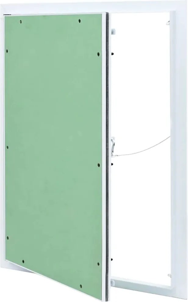 vidaXL Hozzáférési panel Zöld és Ezüst 55 x 65 cm