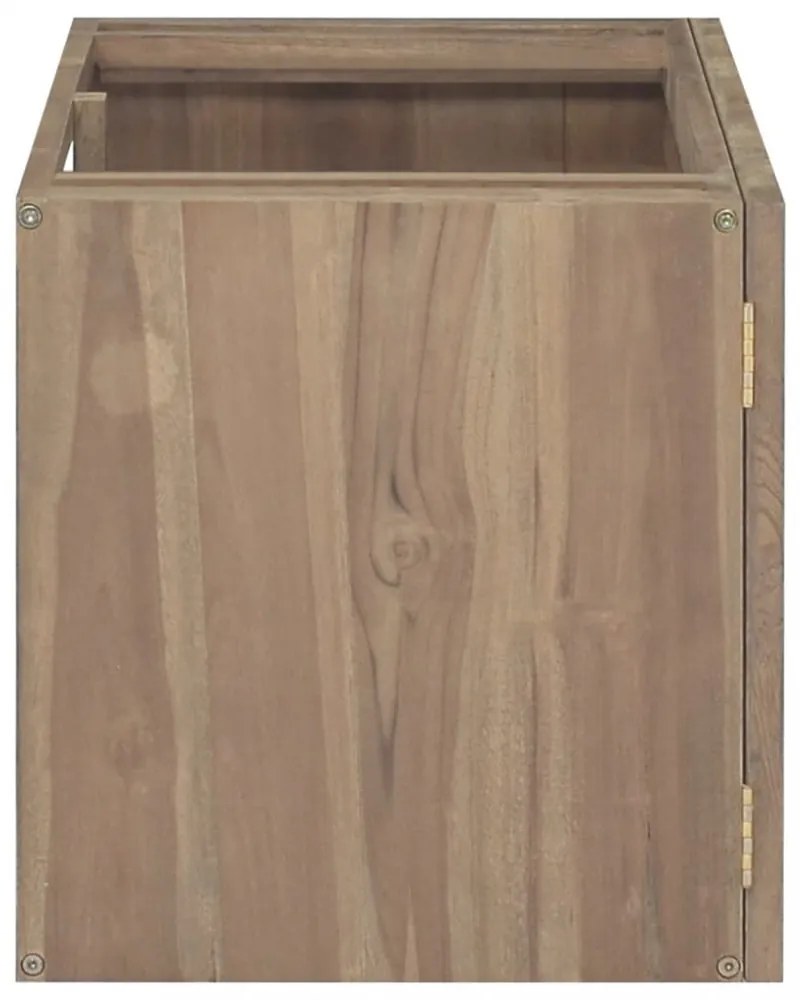 tömör tíkfa falra szerelhető fürdőszobaszekrény 90 x 39 x 40 cm