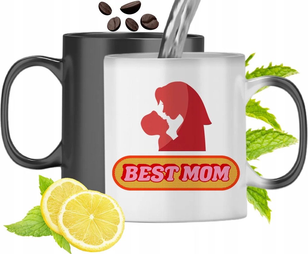 Mágikus Bögre Anyukáknak Színváltós, fényképes nyomattal