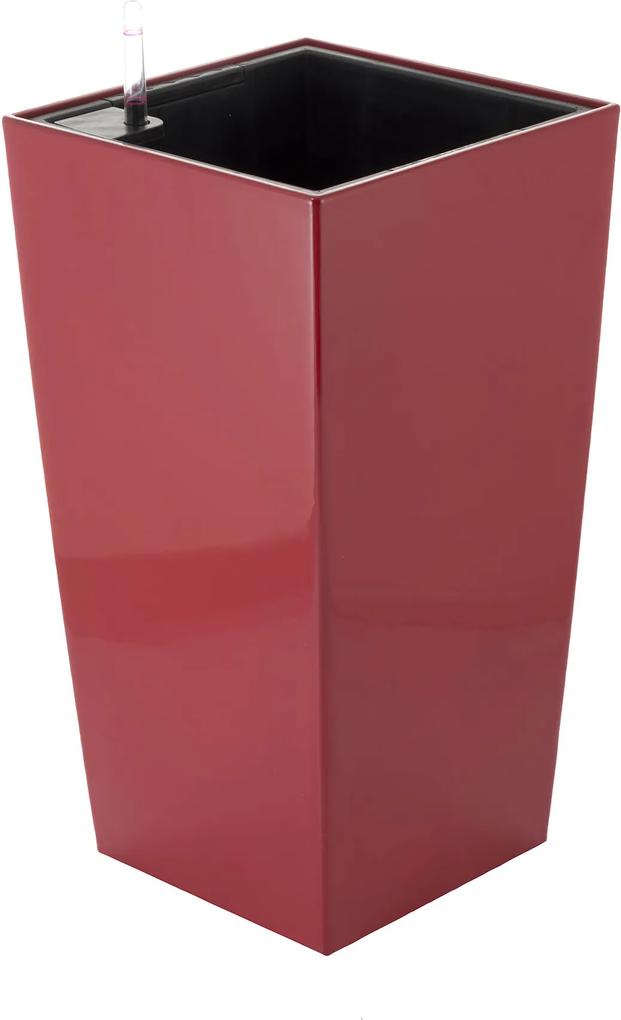 G21 önöntöző kaspó Linea small 55 cm, piros