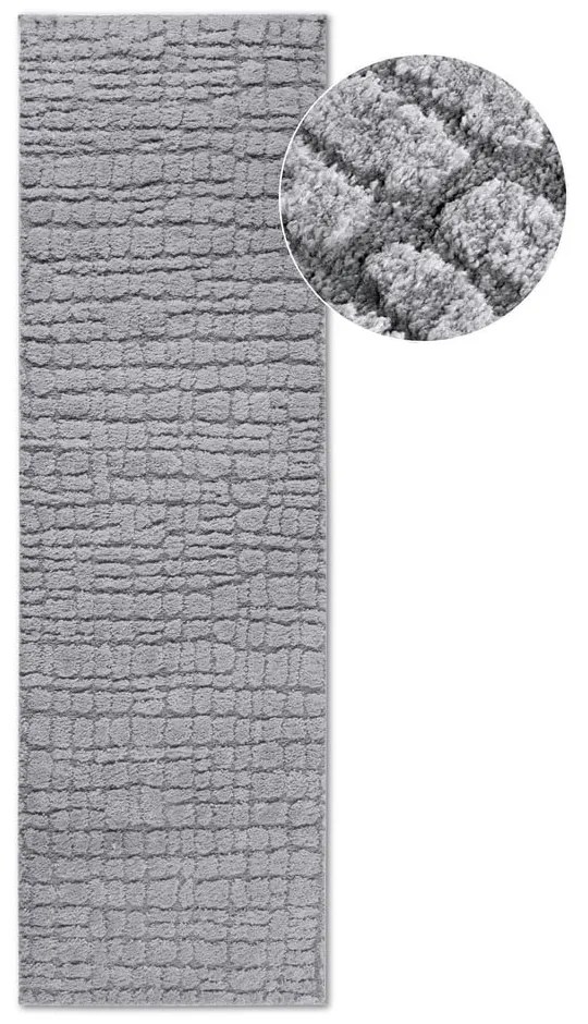 Szürke futószőnyeg 80x240 cm Artistique Light Grey – Elle Decoration