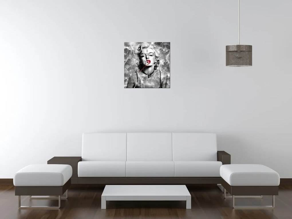 Gario Órás falikép Felvillanyozó Marilyn Monroe Méret: 30 x 30 cm