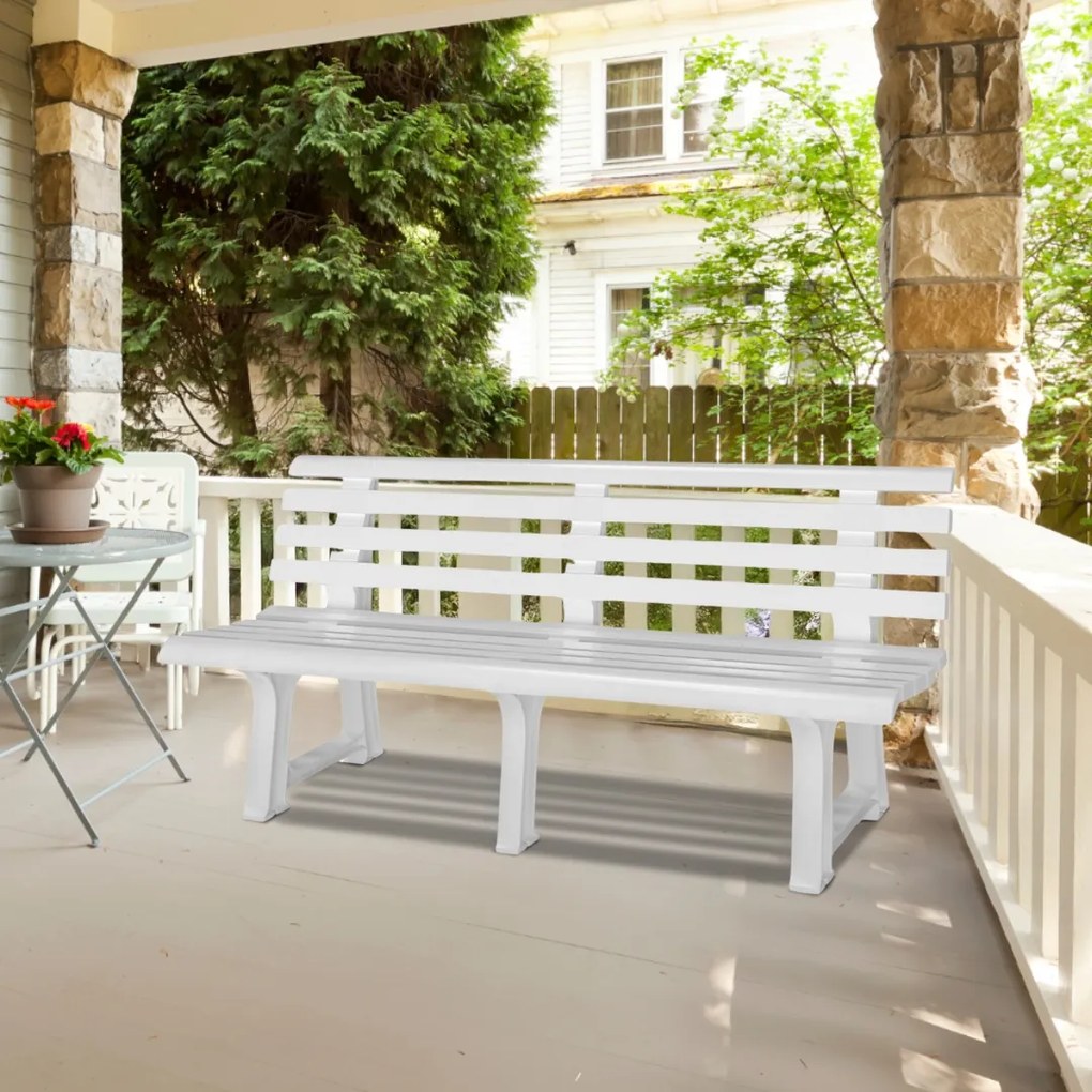 ORCHIDEA kerti pad, 145x49x74cm, fehér I.P.A.E-Progarden