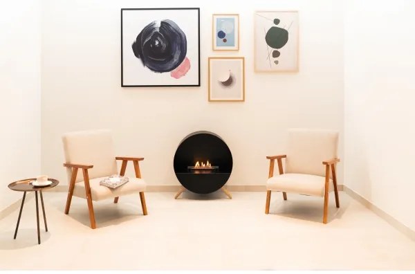 Planika Bubble Fali & Floor BEV - BIO kandalló távirányítással 72,6x65 cm 2,5kW