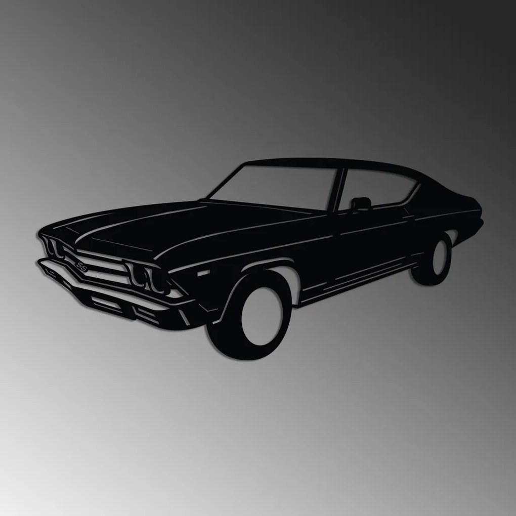 Chevrolet fém fali dekoráció, 60×28 cm