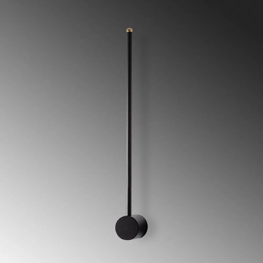 Fekete LED fali lámpa ø 7 cm Sword – Opviq lights