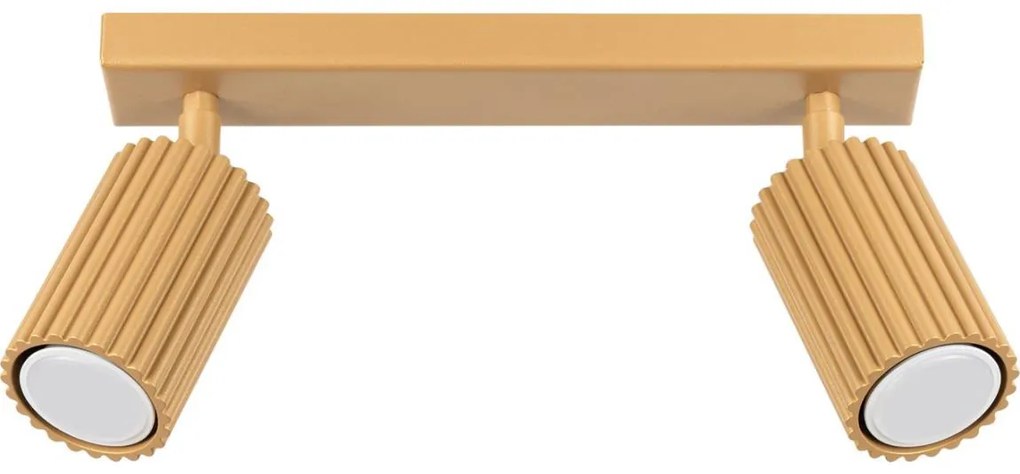 Sollux SL.1561 - Spotlámpa KARBON 2xGU10/10W/230V arany