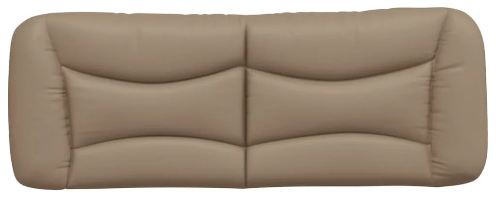 cappuccino színű műbőr fejtámla párna Hvar 120 cm