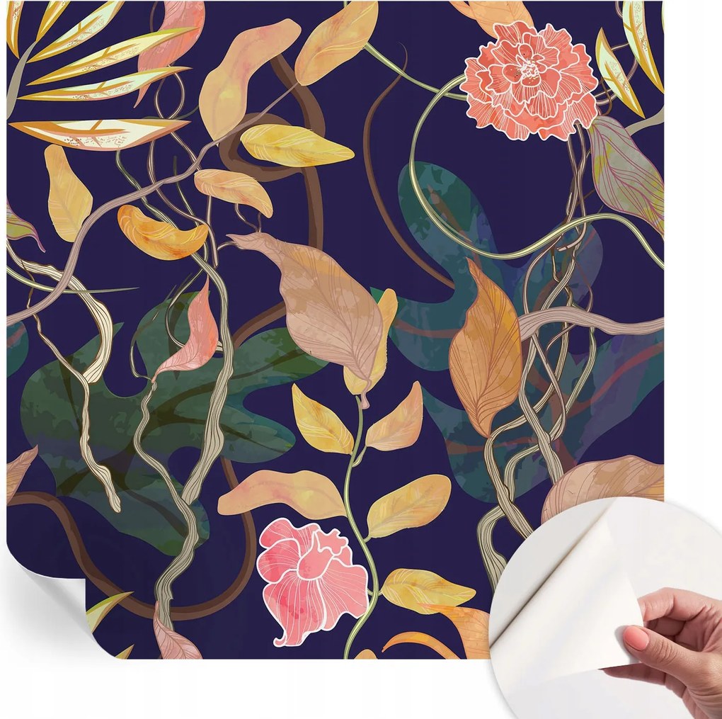 Fotótapéta Fali tapéta Hálószobába és Nappaliba Növényi elegancia 250x250