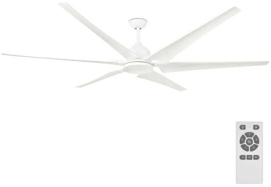FARO Barcelona FARO 33512 - Mennyezeti ventilátor CIES fehér + távirányítás FA33512