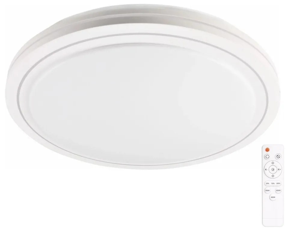 Polux LED Dimmelhető mennyezeti lámpa MARIAN LED/72W/230V 3000-6000K + távirányító 326652