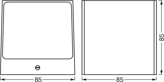 Osram -LED RGBW dimmelhető kültéri fali lámpatest SMART+ BRICK LED/14W/230V IP44 Wi-Fi