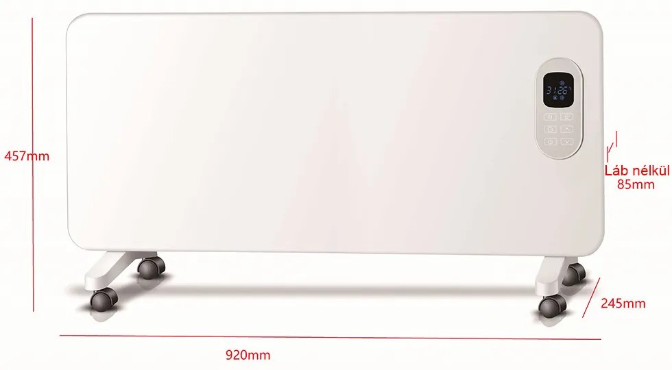 Methana elektromos fűtőtest 1000W/2000W