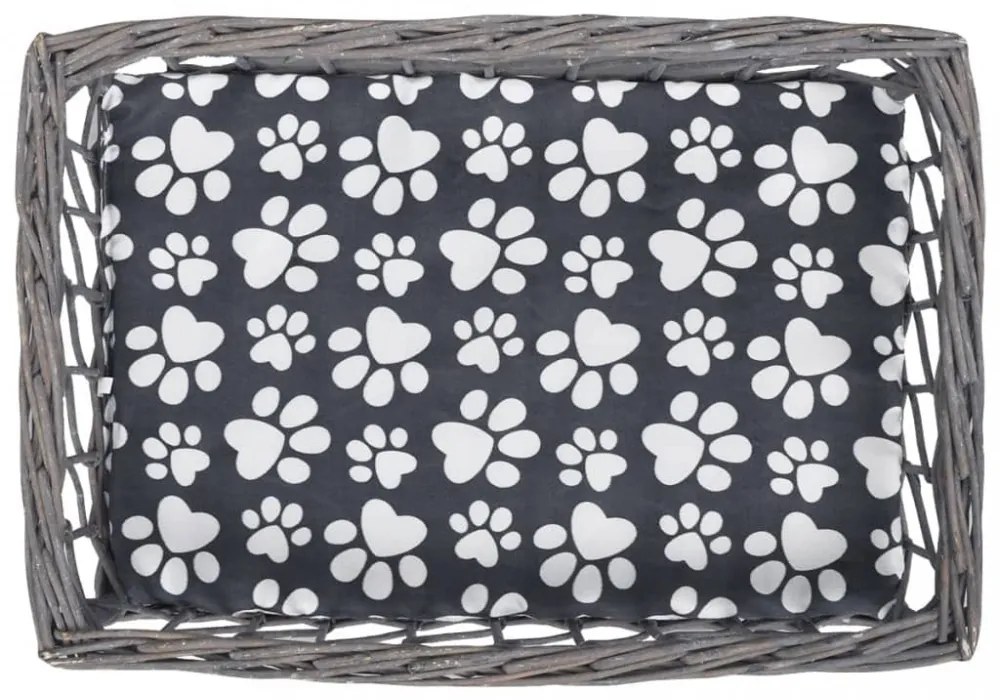 Szögletes macsa ház/ macska ágy párnával