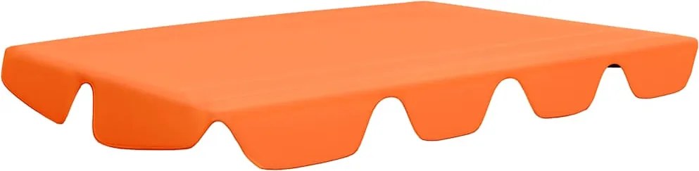 vidaXL narancssárga csere ponyva kerti hintaágyhoz 188/168x145/110 cm