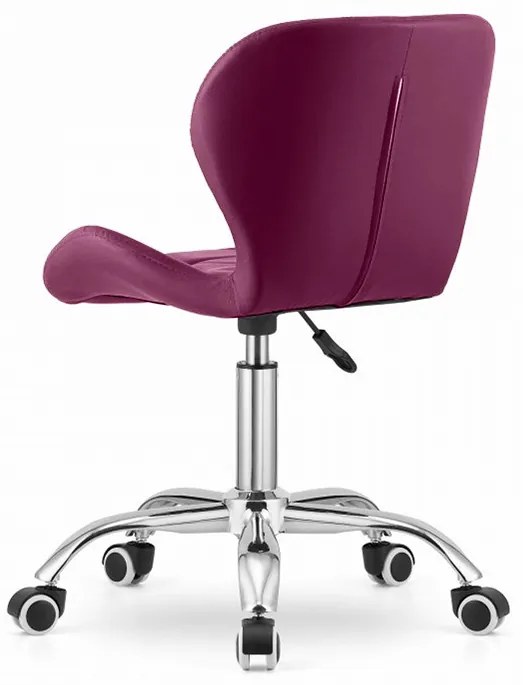 AVOLA irodai szék ökobőr kivitelben, bordó