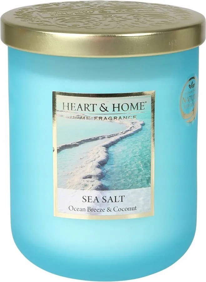 Nagy Gyertya Heart &amp; Home Sea Salt Ocean Breeze &amp; Coconut Szója Gyertya