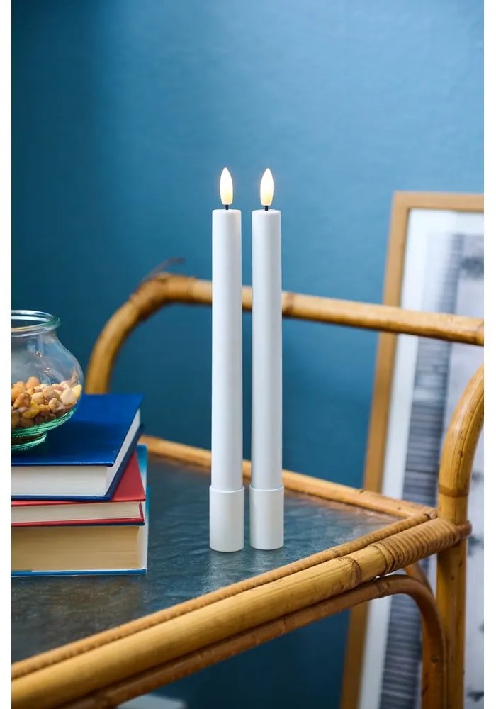 LED gyertya szett 2 db-os (magasság 25 cm) Sille Tall Rechargeable – Sirius