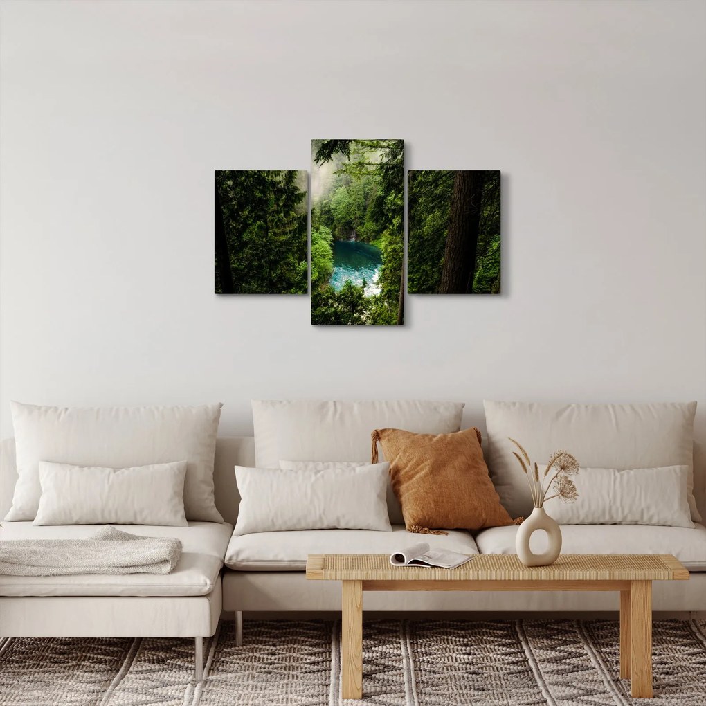 Kép - kilátás a fák között (90x60 cm)