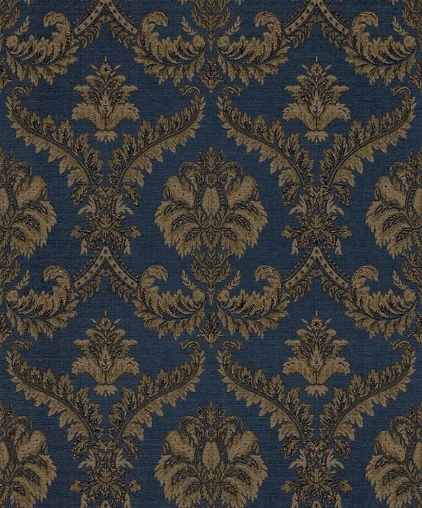 Parato Cristiana Masi The Best Classic & Elegant Imperiale arany-kék neobarokk vlies tapéta – 23609