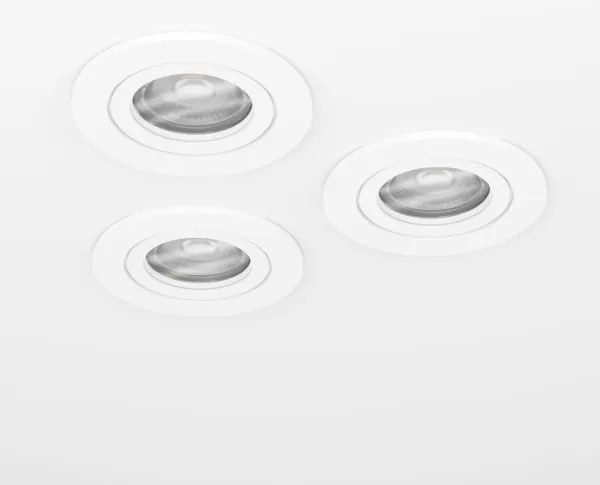 Eglo 902262 - 3 darabos BARRANCO beépíthető LED spotlámpa LED/4,8W/230V fehér