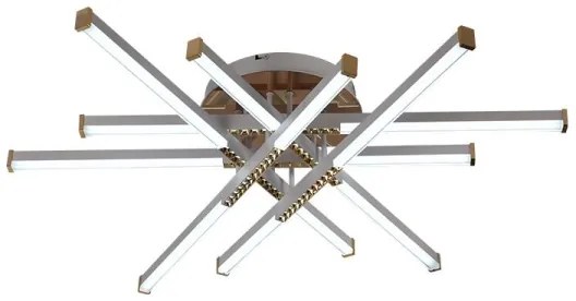 LED Dimmelhető felületre szerelhető csillár LED/90W/230V 3000-6500K + távirányítás