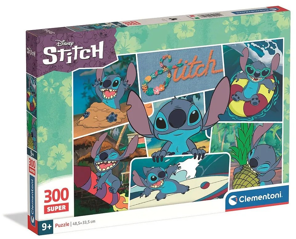 Disney Lilo és Stitch, A csillagkutya Beach Party 300 db-os puzzle Clementoni
