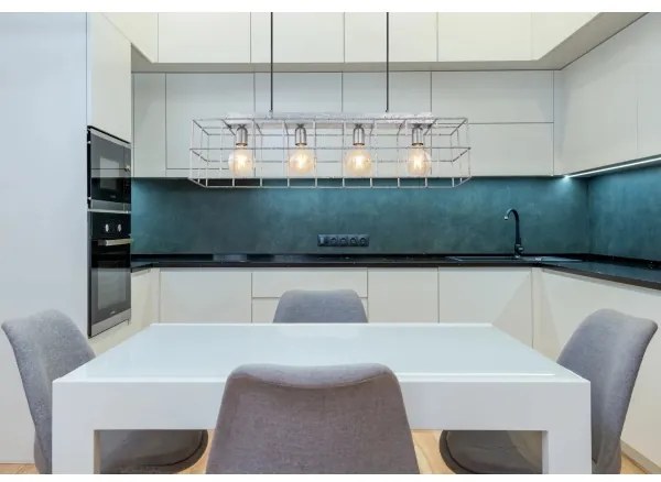 Globo 15530Z-4H - Csillár zsinóron MERRIL 4xE27/60W/230V