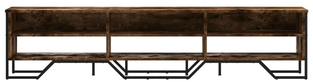 füstös tölgy színű szerelt fa TV-szekrény 180 x 34 x 41 cm