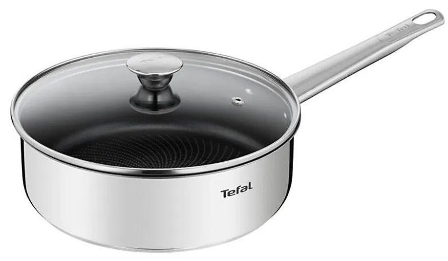 Tefal COOK EAT mély serpenyő fedővel, 24 cm pr.