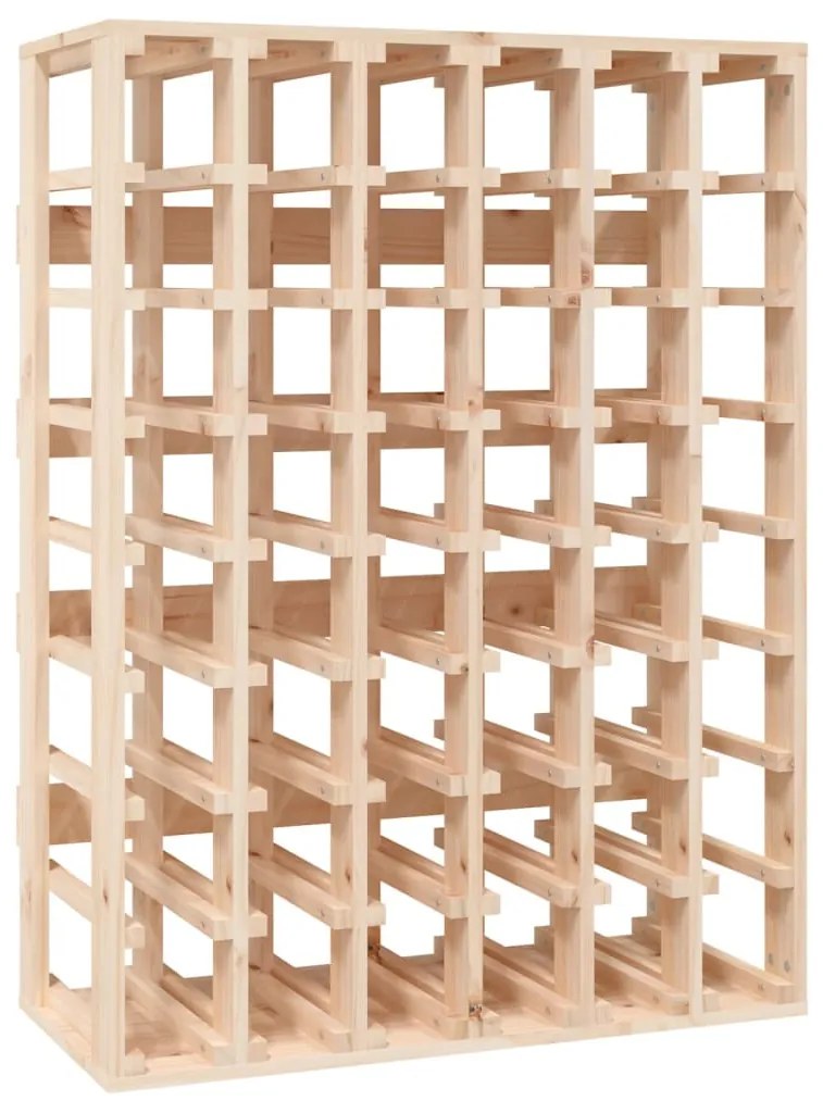 Tömör fenyőfa bortartó állvány 70 x 33 x 94 cm