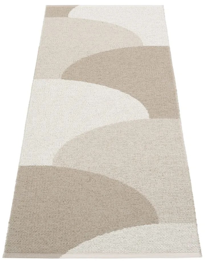 Bézs kültéri-beltéri futószőnyeg 70x180 cm Hill Dark Linen – Pappelina