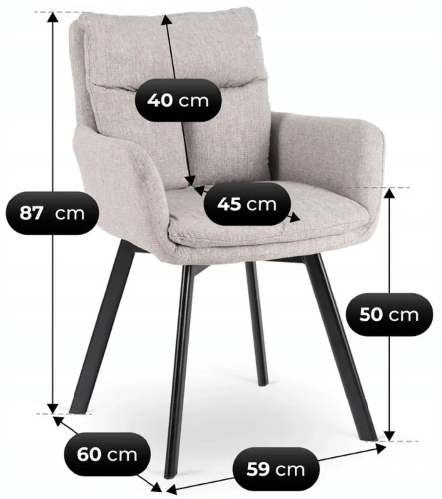 Szürke Forgószék CORTADO