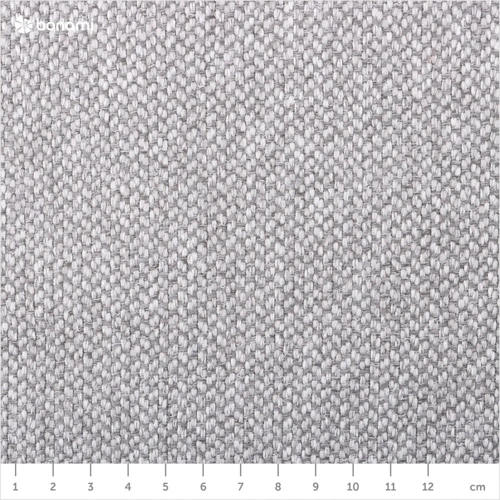 Világosszürke kárpitozott franciaágy tárolóhellyel, ágyráccsal 180x200 cm Arendal – Cosmopolitan Design