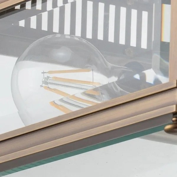 Elstead HOLBORN-F-DB - Kültéri mennyezeti lámpa HOLBORN 2xE27/60W/230V IP44