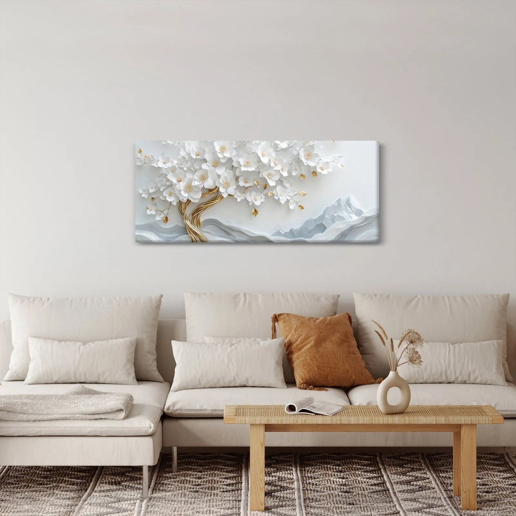 Kép – 3D elegáns életfa (120x50 cm)