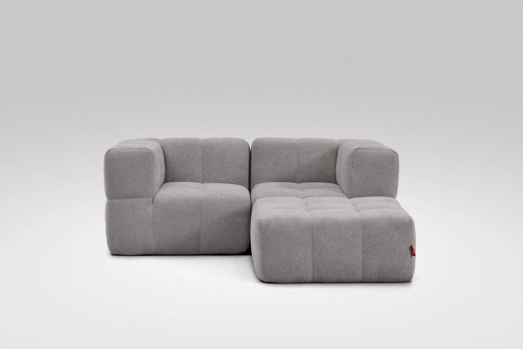 3 Teiliges Modulares Sofa – Grau