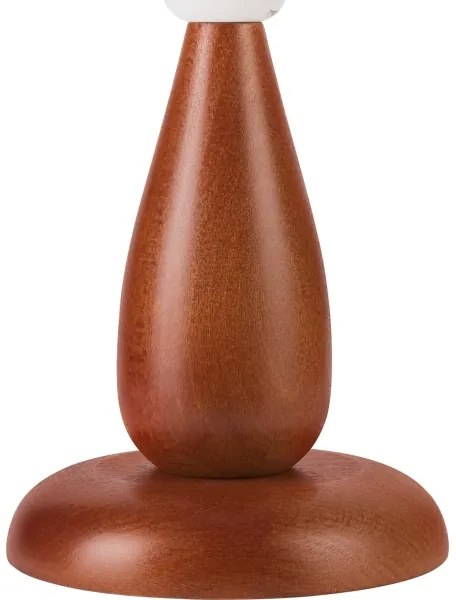 Asztali lámpa PERA 1xE27/60W/230V barna/bükkfa