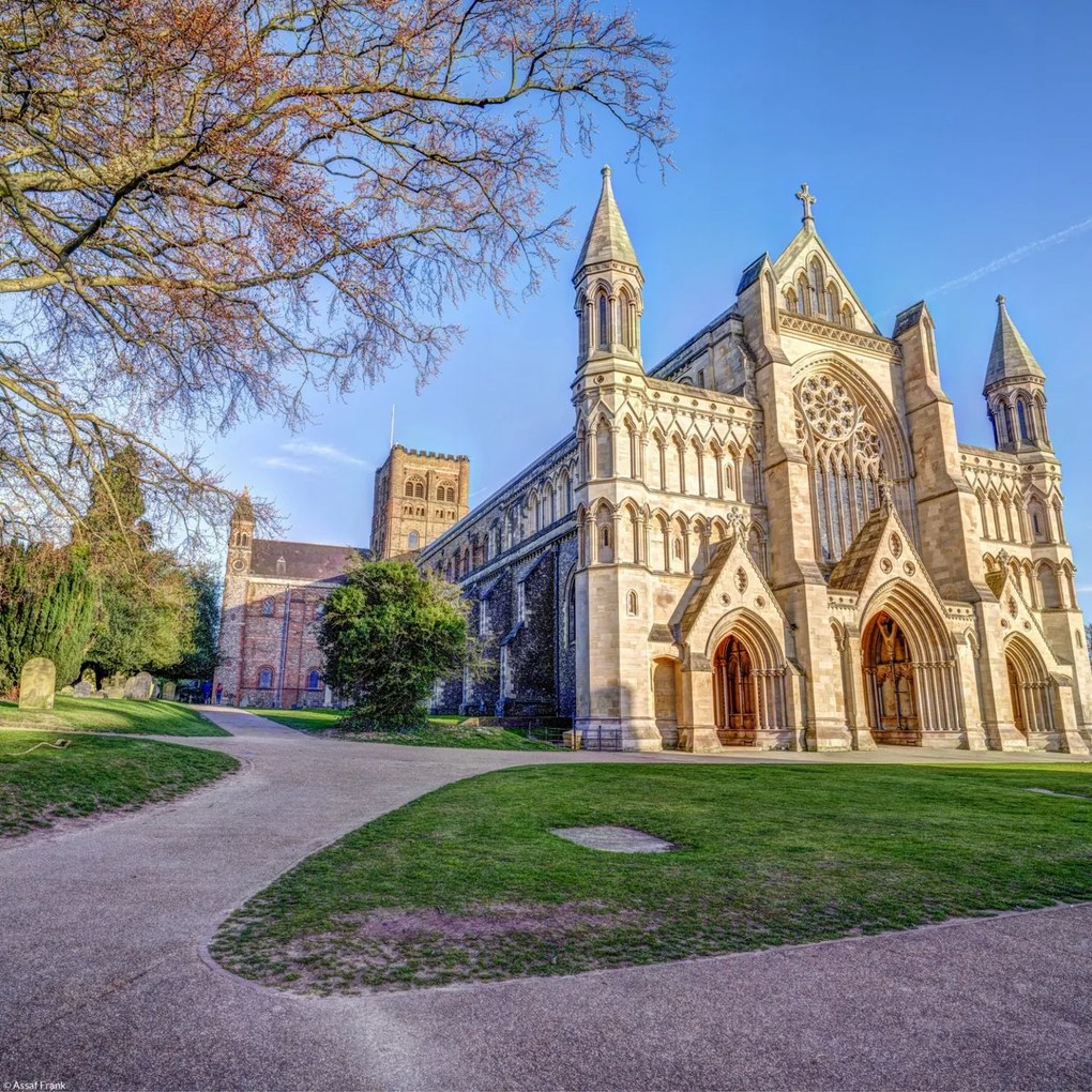 Poszter 30x30cm St Albance székesegyház, Assaf Frank