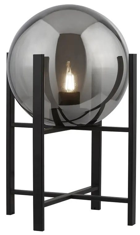 Searchlight EU1029-1SM - Asztali lámpa AMSTERDAM 1xE27/60W/230V